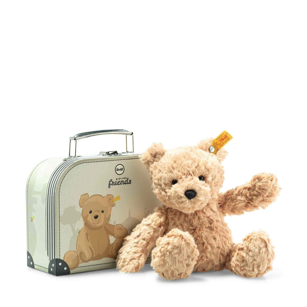 Мягкая игрушка Steiff Soft Cuddly Friends Jimmy Teddy bear in suitcase (Штайф Мягкие Приятные Друзья #1