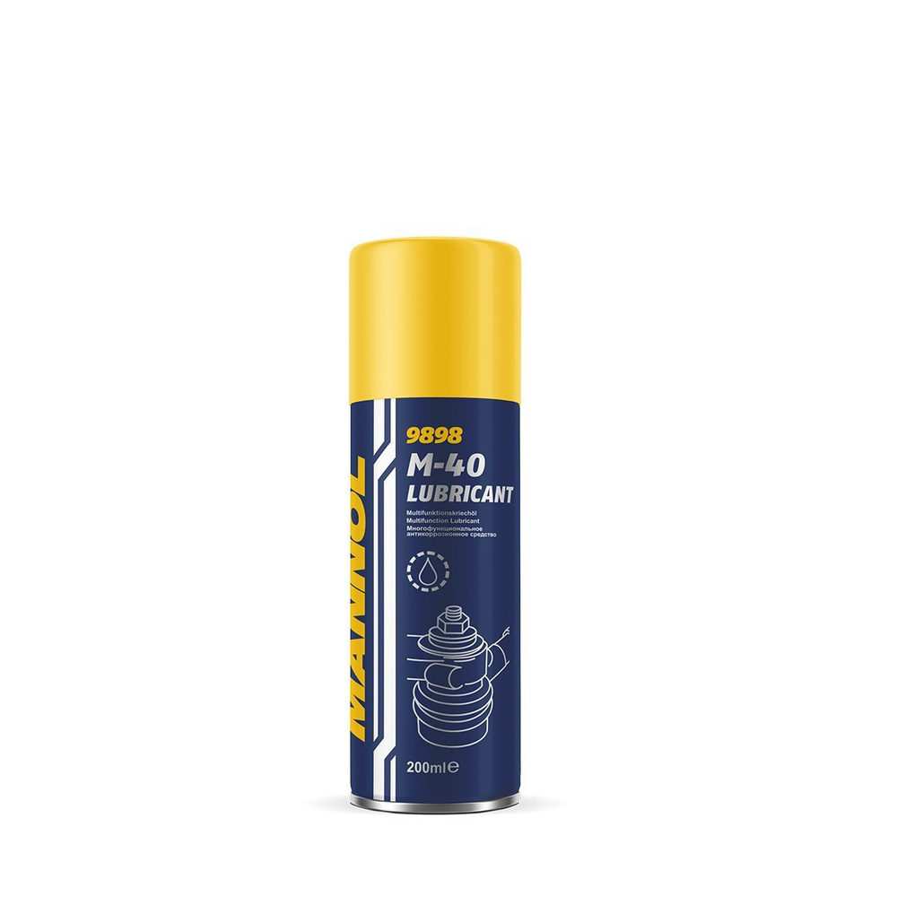 Смазка M-40 аналог WD-40 "Mannol" Lubricant (200 мл) - купить в ...