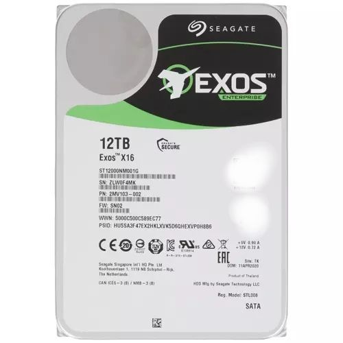 12 ТБ Внутренний жесткий диск Seagate ST12000NM001G (ST12000NM001G ...