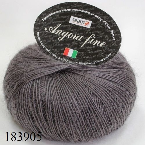 Пряжа Seam Angora fine 183905 Сеам Ангора фине, 50% мохер 50% нейлон, 50 г, 300 м, 1 моток  #1