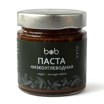 Паста шоколадно-фундучная BOB низкоуглеводная 200г, Россия 1шт  #1