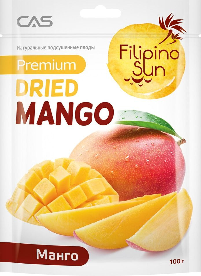 Манго Filipino Sun сушеное 100г - купить с доставкой по выгодным ценам ...