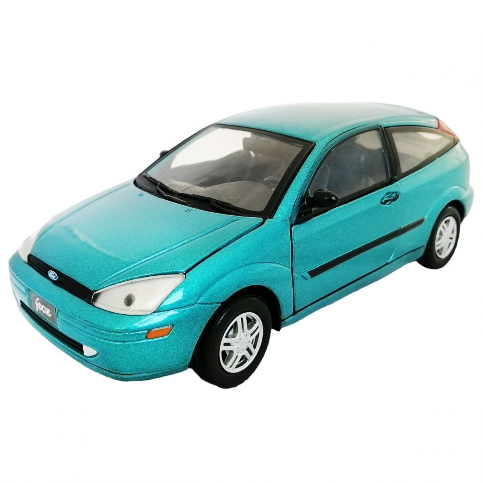 Ford Focus ZX3 2002 года масштаб 1:24 коллекционная металлическая модель  автомобиля MotorMax green - купить с доставкой по выгодным ценам в  интернет-магазине OZON (528111948)