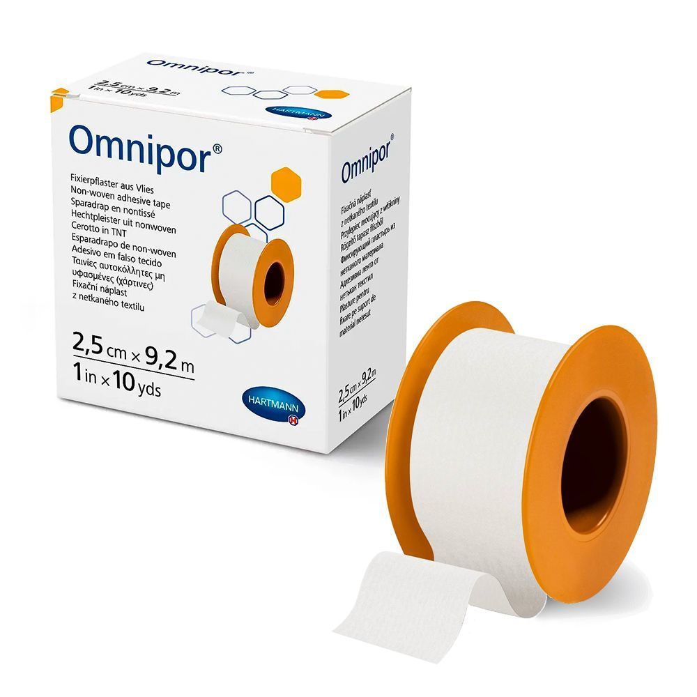 Пластырь Omnipor / Омнипор фиксирующий из нетканного материала, с ...