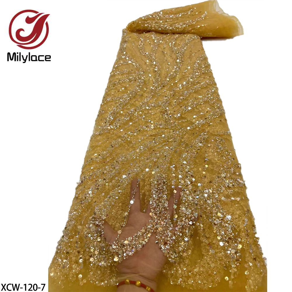 Шелковистая свадебная тюль с кружевом - французская сетка с бисером и ...