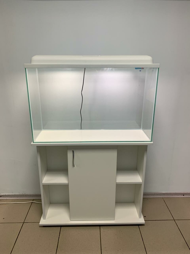 Аквариум для рыбок с подсветкой 75 л без тумбы 100 литров Прямоугольый ...