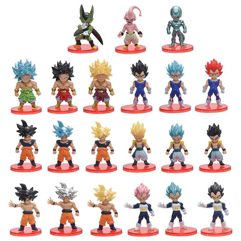 Набор фигурок Мяч дракона / Dragon Ball 21pcs figures (7см,пакет) #1