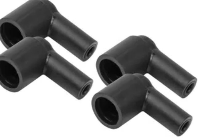 Колпачок угловой в/вольтного провода к трамблеру / катушке, 4 шт ...