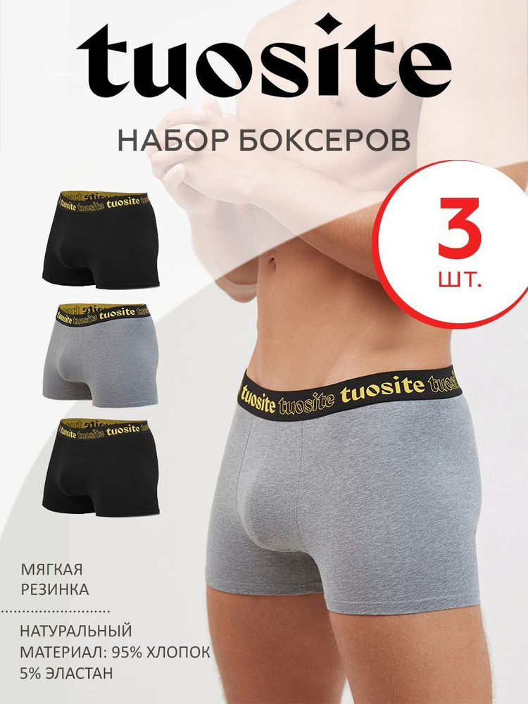 Трусы боксеры TUOSITE, 3 шт #1