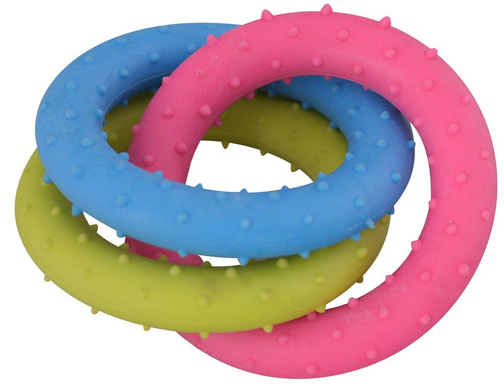 Mr Pet Игрушка Кольцо с шипами, резиновая, 8 см - купить с доставкой по ...