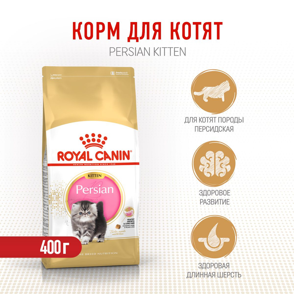 Royal Canin Kitten Persian сухой корм для котят персидской породы от 2 до 12 месяцев, беременных и кормящих #1