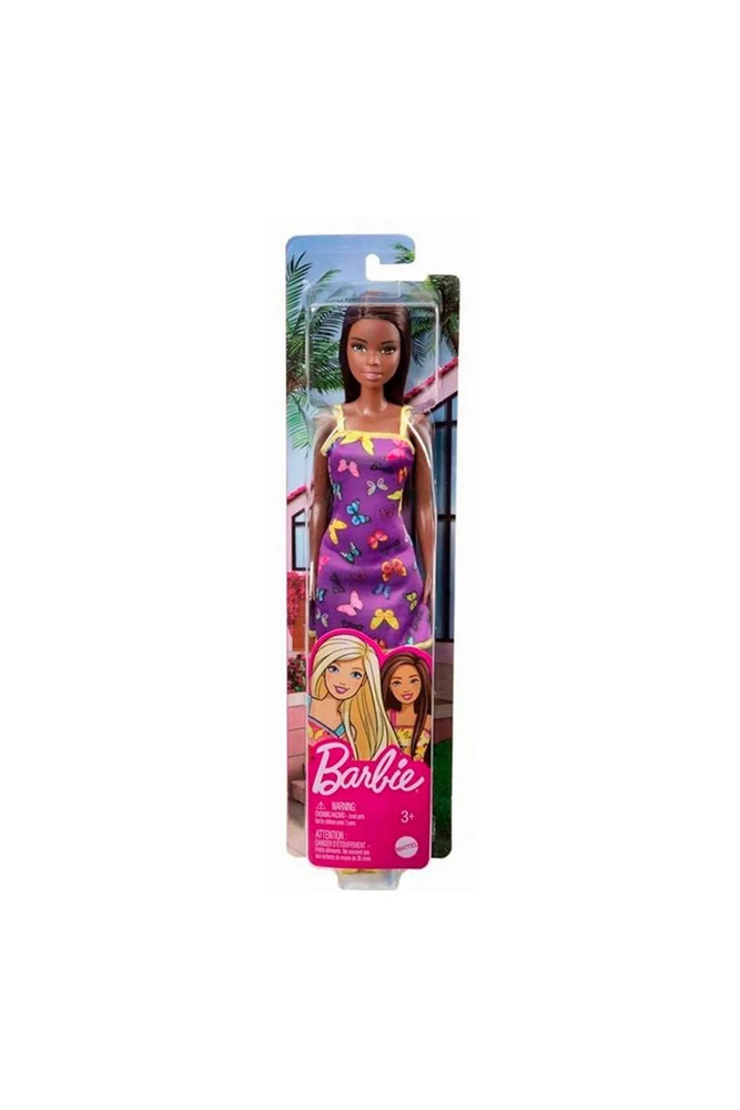 Кукла Barbie T7439-HBV07 / Барби Стильная фиолетовое платье #1