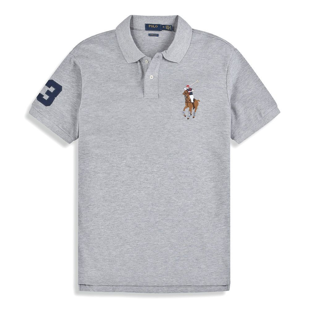 Футболка Polo Ralph Lauren, размер 50, цвет серый, Хлопок - купить по ...