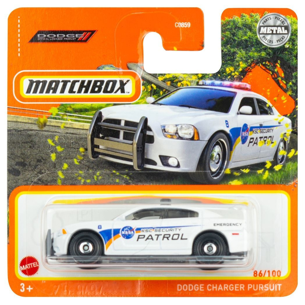 Машинка Matchbox Dodge Charger Pursuit 86/100 #1