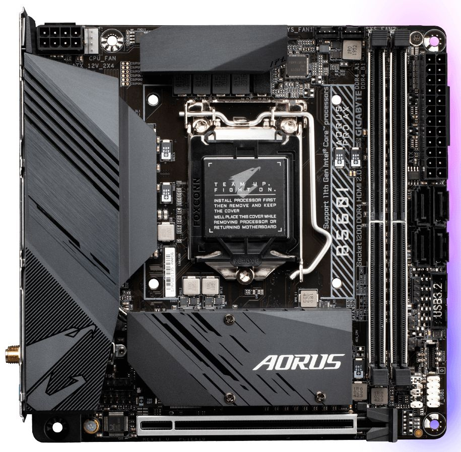 Материнская плата Gigabyte B560I AORUS PRO AX купить по низкой цене с ...