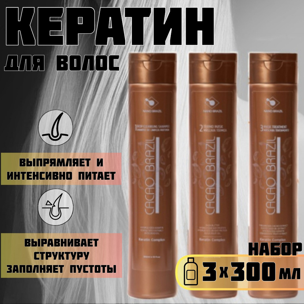 Кератин для выпрямления волос Original Solution Brazilian Blowout, 350 мл