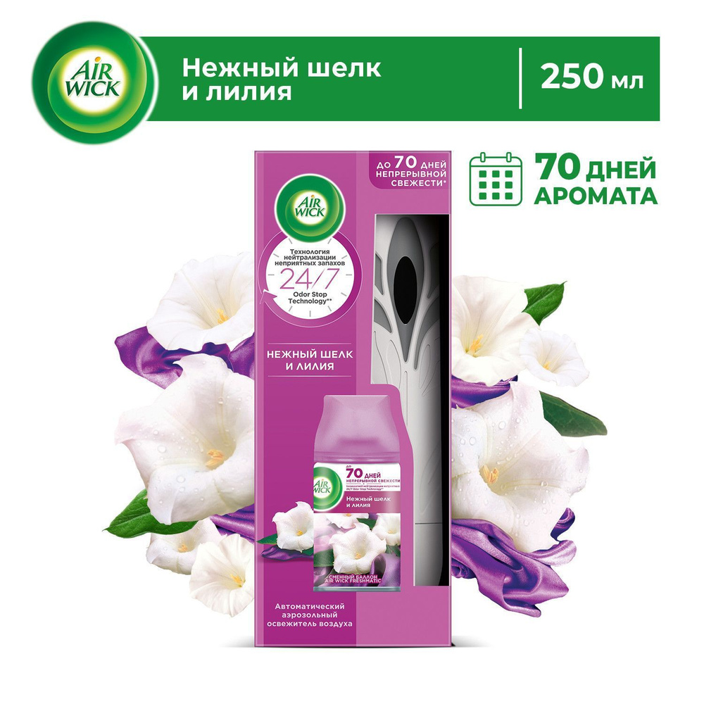 Автоматический распылитель освежителя воздуха Air Wick с освежителем ...