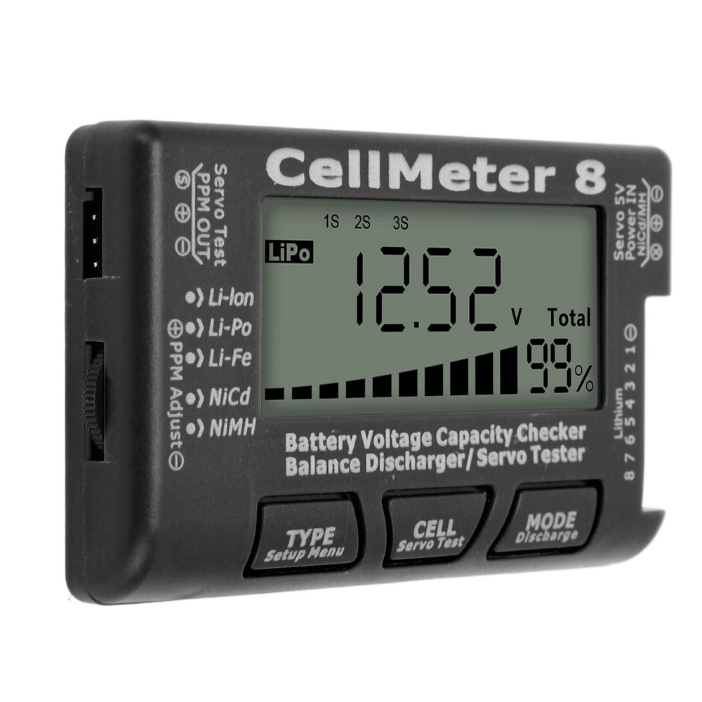 Цифровой прибор для проверки емкости аккумулятора купить по выгодной ...