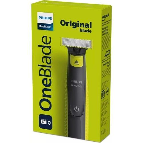 Philips Триммер для бороды и усов OneBlade QP2724/20, салатовый, черный / 1, кол-во насадок 1  #1