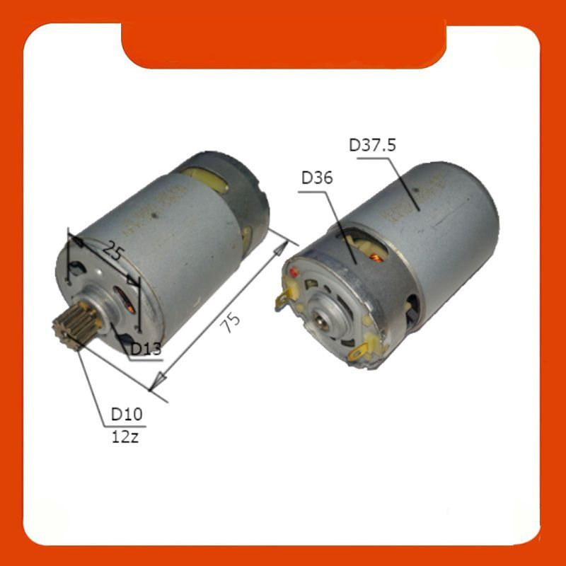 Двигатель на аккумуляторный шуруповерт с ответной шестерней для 14,4В ...