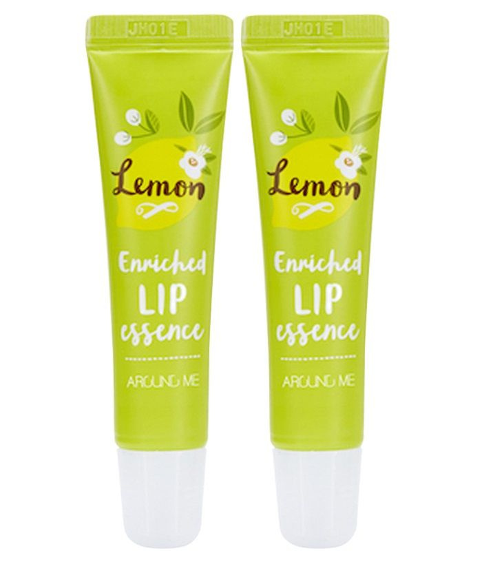 Welcos Бальзам для губ с экстрактом лимона Around me enriched lip essence, lemon, 8,7 гр, 2 шт  #1