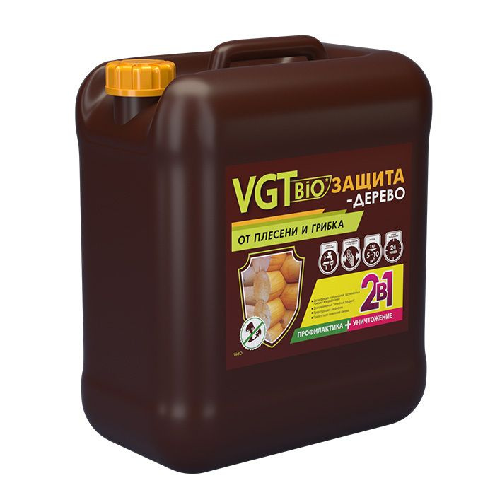 Пропитка-антисептик от плесени и грибка VGT BIO Защита-Дерево с триггером (0,5кг)  #1