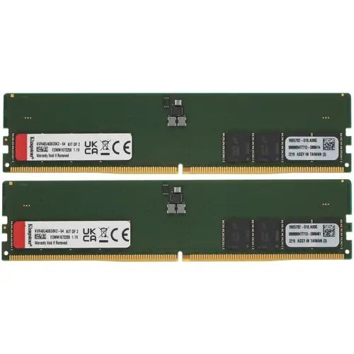 Модуль оперативной памяти Kingston 32 ГБ DDR5 PC38400 4800 MHz CL 40 ...