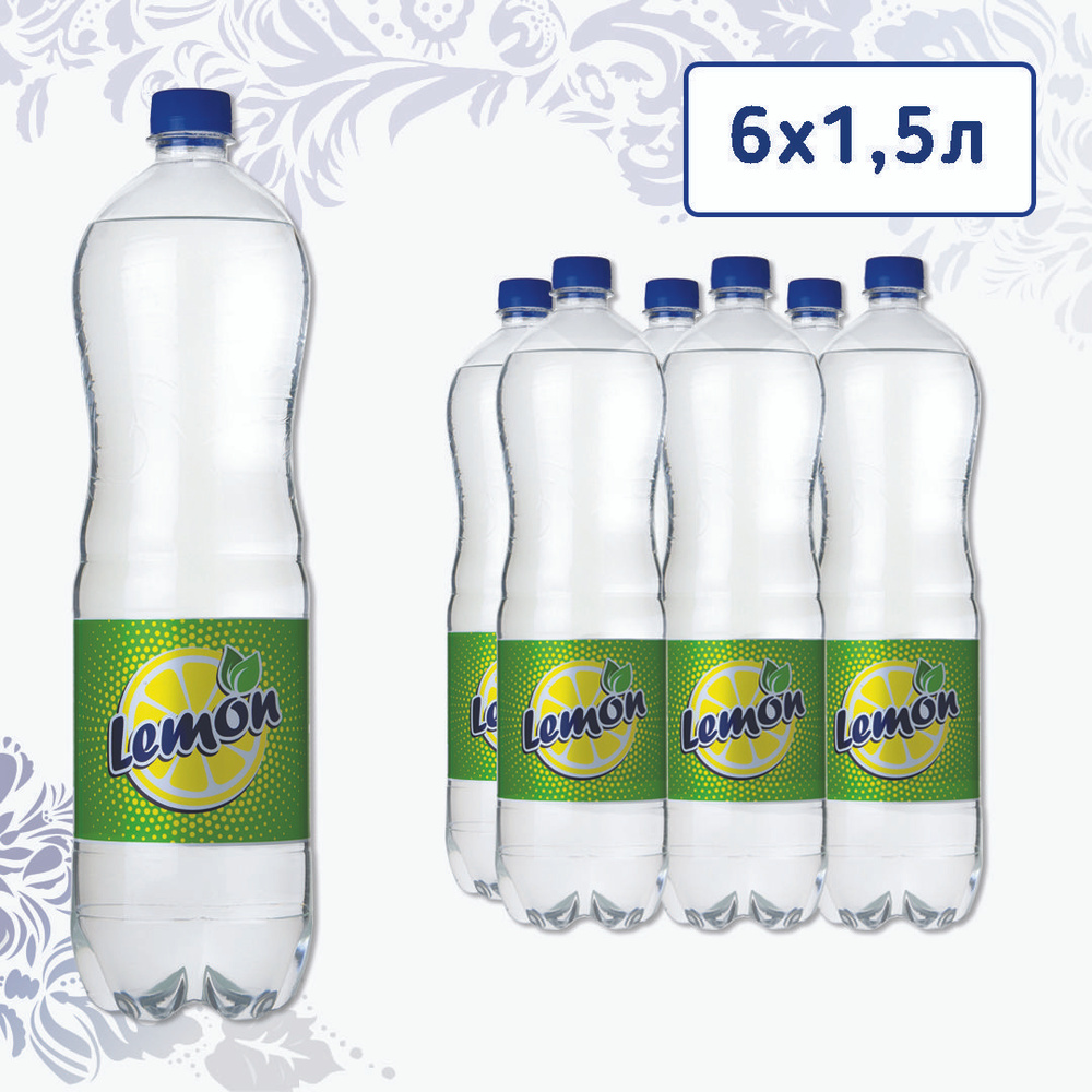 Волжанка Напиток безалкогольный Lemon 1,5 л. х 6 шт.