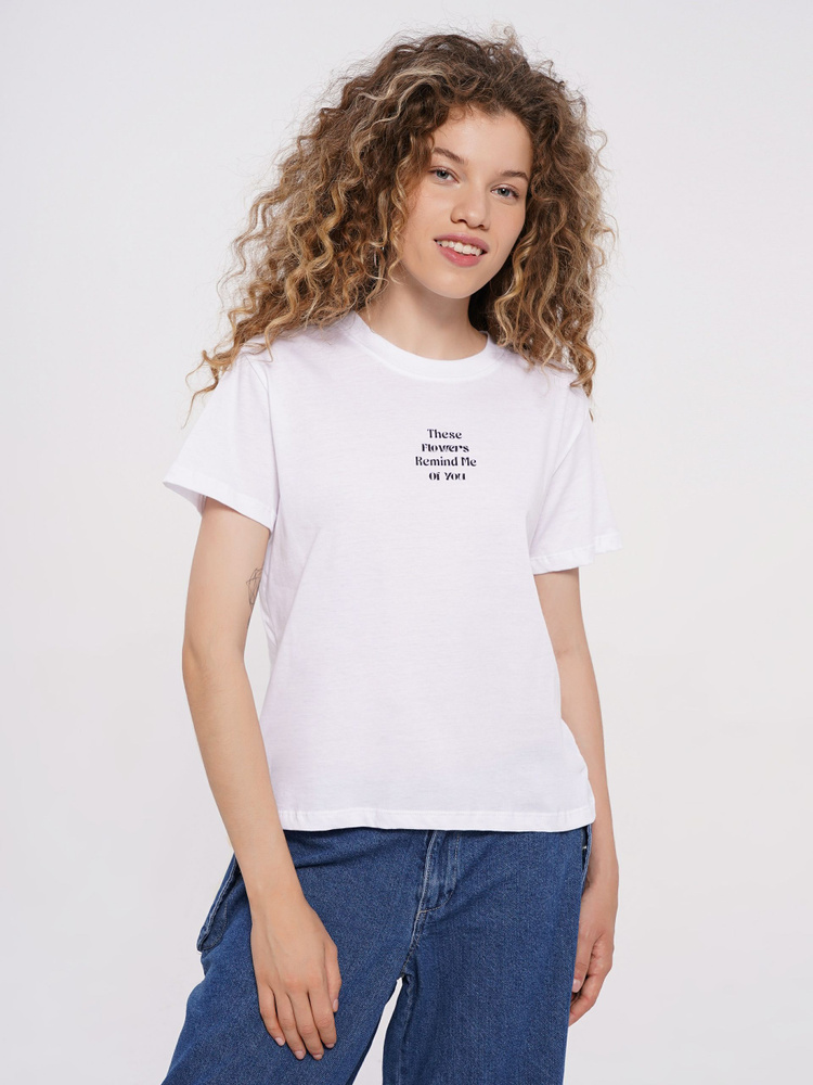 Футболка ТВОЕ, размер 48, цвет белый, 100% Хлопок - купить по выгодной ...