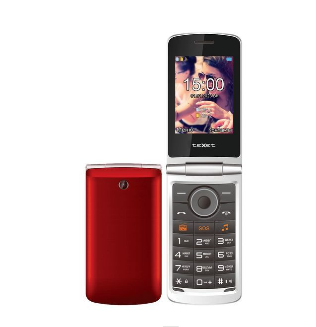 Texet Мобильный телефон Мобильный телефон teXet TM-404, красный, красный  #1