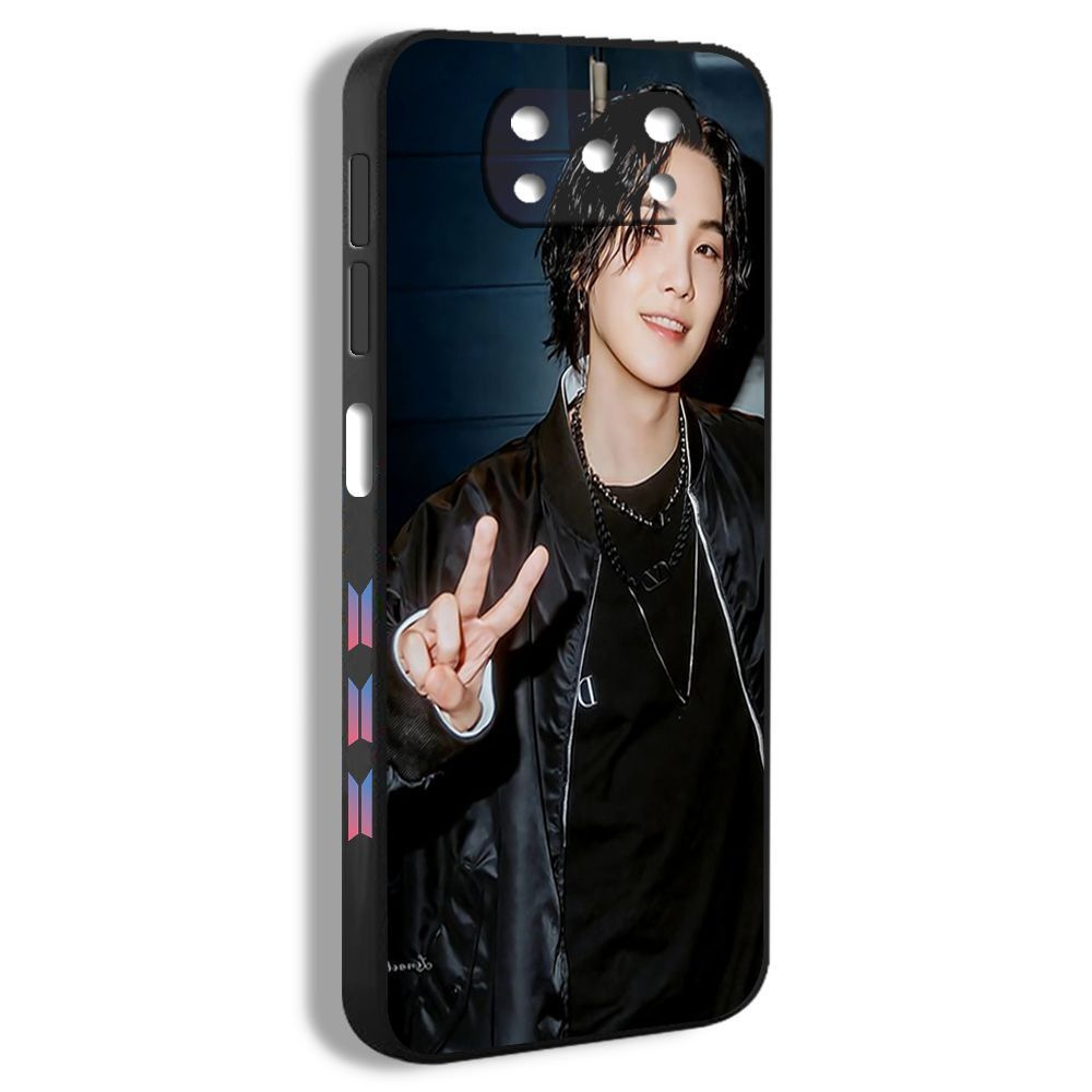 Чехол для смартфона Подходит для xiaomi poco x3 pro BTS Suga Agust D Юнги  БТС Шуга милый - купить с доставкой по выгодным ценам в интернет-магазине  OZON (1135211661)