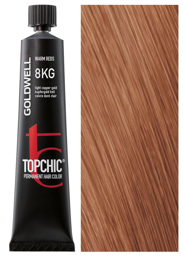 Goldwell Topchic 8KG медно-золотистый блондин 60 мл #1