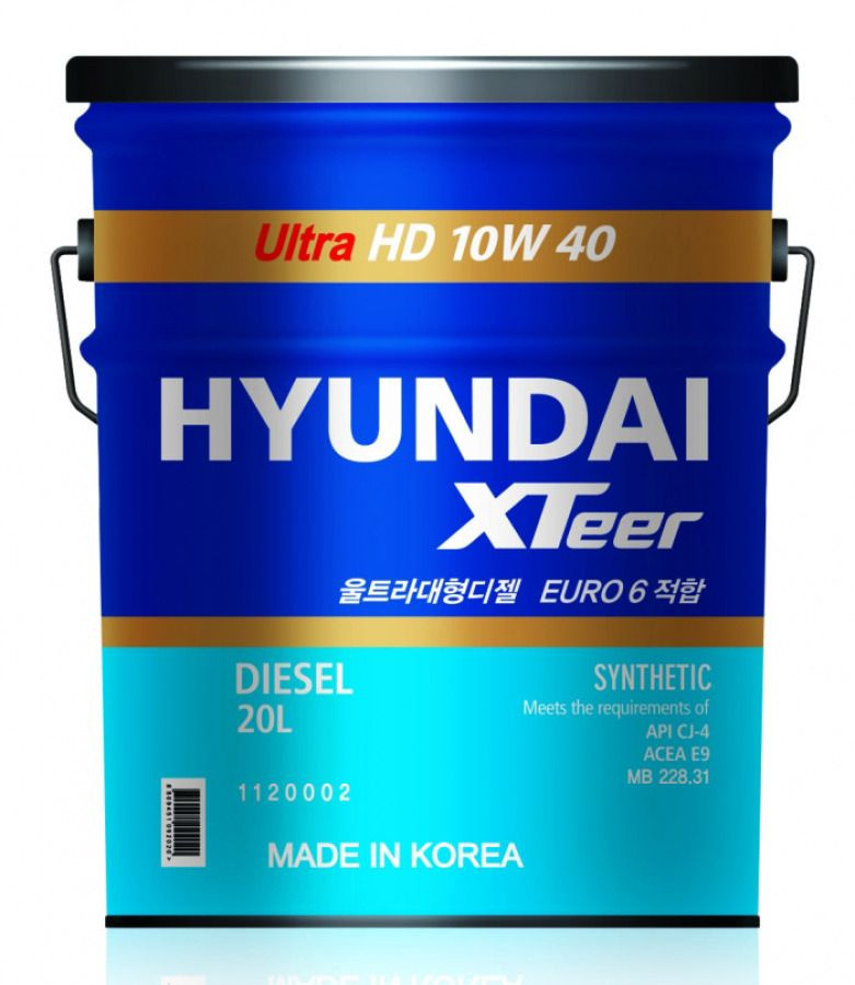 Hyundai XTeer XTeer HD Ultra CК-4 10W-40 Масло моторное, Синтетическое, 20.00 л  #1