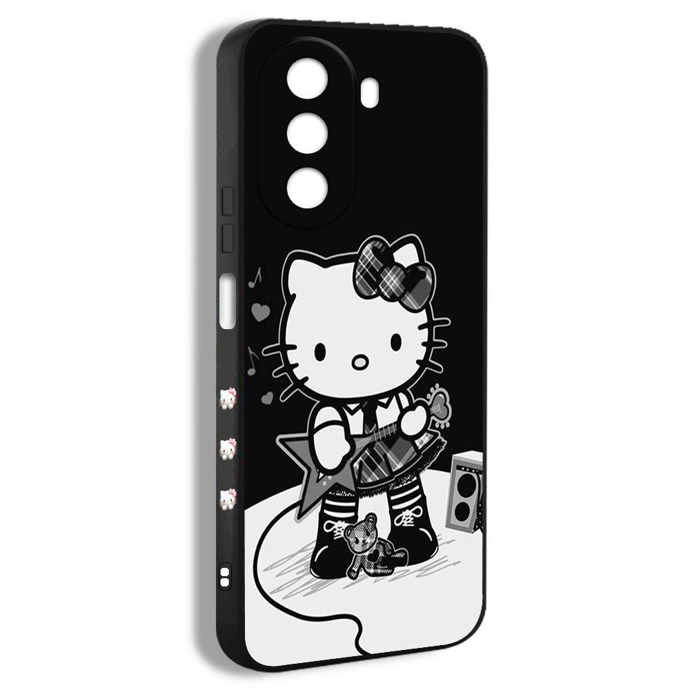 чехол для смартфона Подходит для Huawei Nova Y70 Hello Kitty милый котенок  арт Рок эстетика HVA24 - купить с доставкой по выгодным ценам в  интернет-магазине OZON (1166535382)