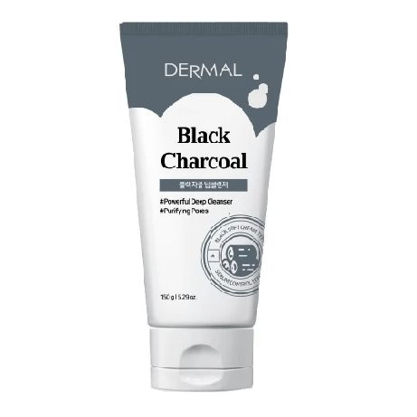 Dermal Black Charcoal Крем-пенка для умывания с древесным углем 150 гр  #1