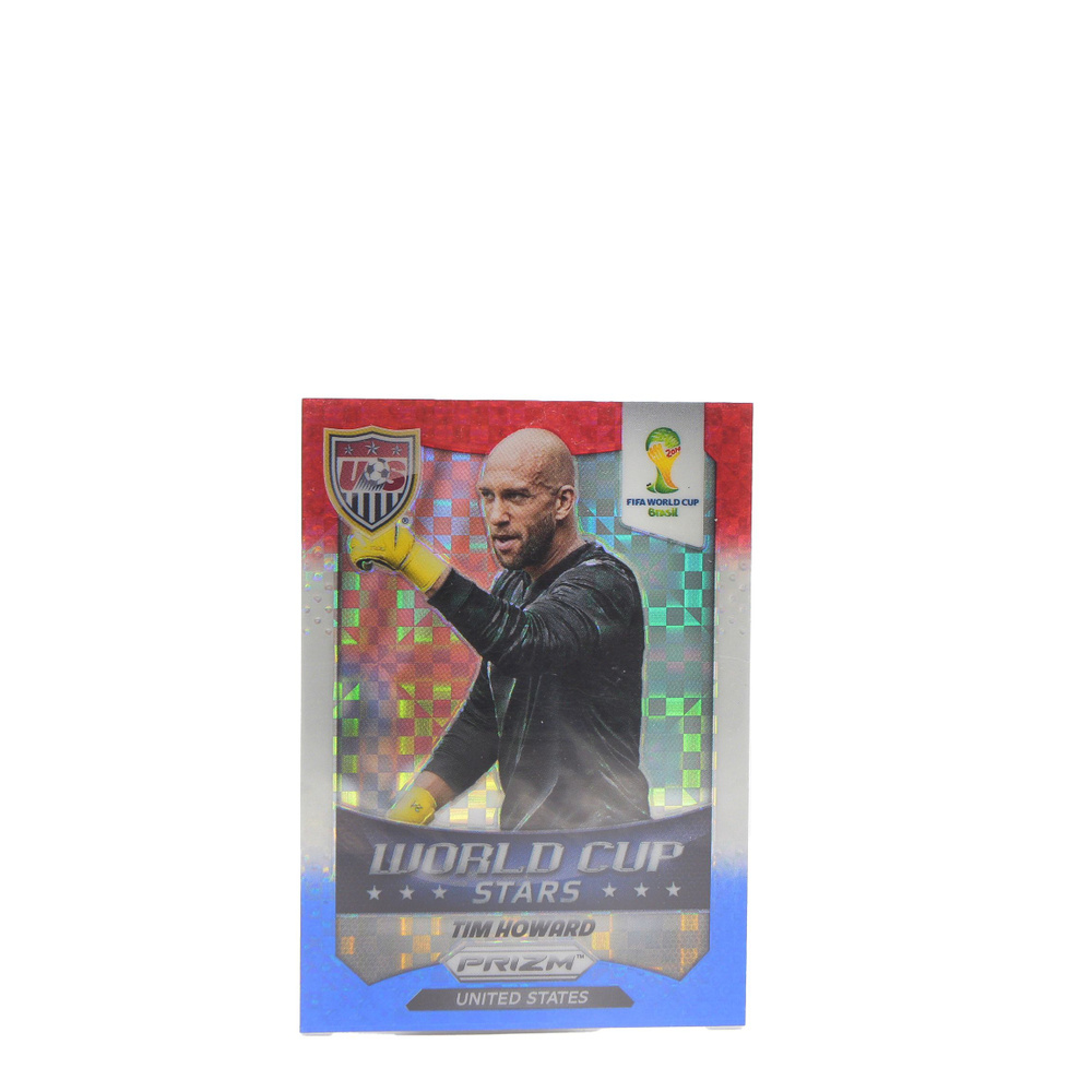 Коллекционная карточка Panini Prizm FIFA WORLD CUP 2014 World Cup Stars - #WCS-42 Tim Howard - Red, White #1