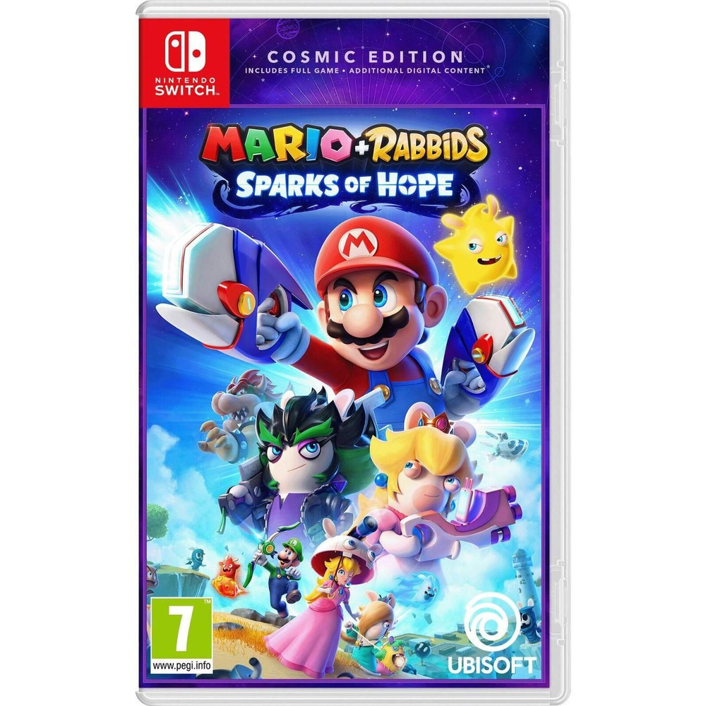 Игра Mario + Rabbids. Sparks Of Hope. Cosmic Edition (Nintendo Switch,  Русские субтитры) купить по низкой цене с доставкой в интернет-магазине  OZON (1181609963)