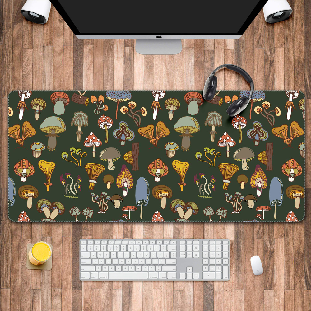 DeskTheme Коврик для мыши Mouse Pad Large, XL, бирюзовый #1