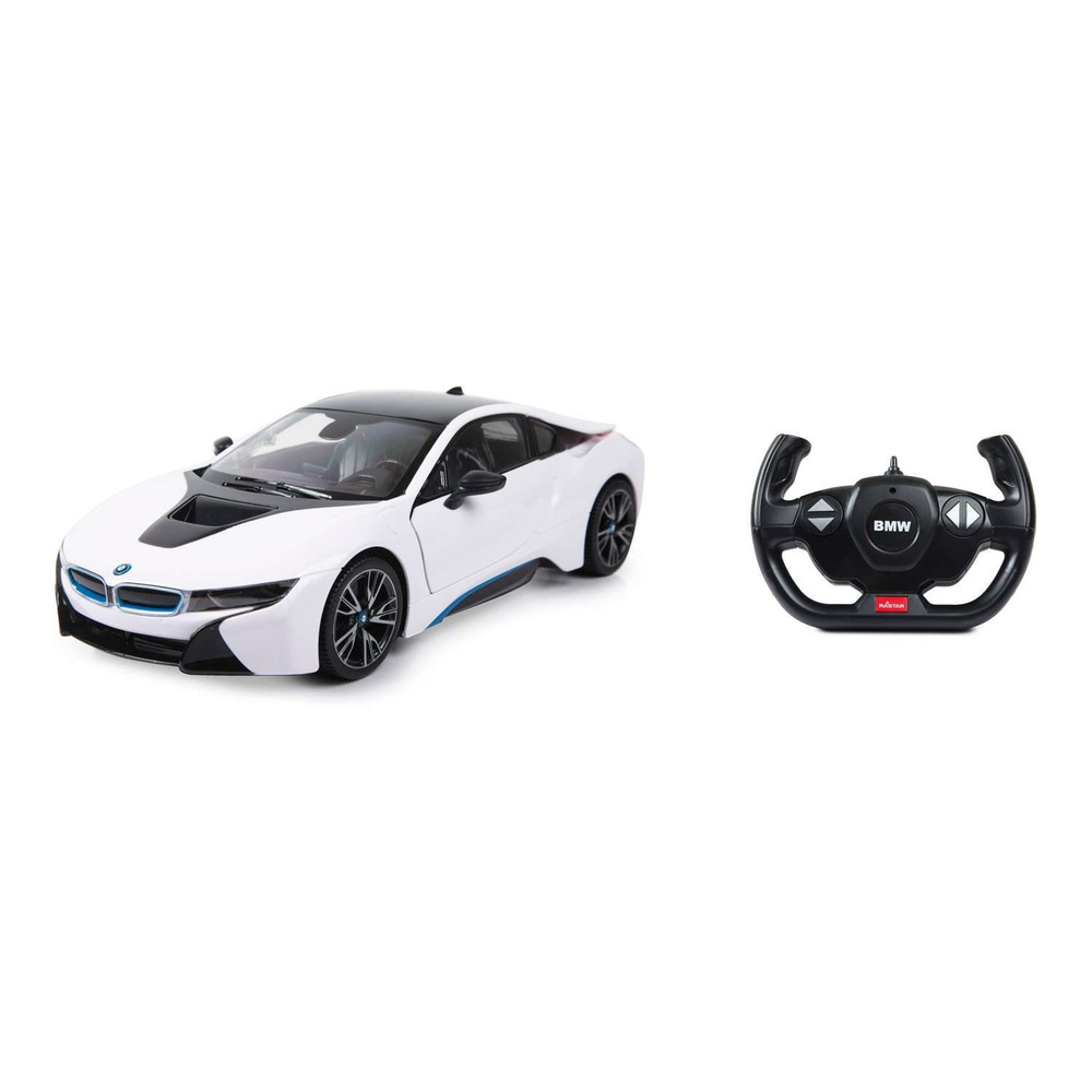 Машина Rastar РУ 1:14 BMW i8 USB Белая 71070 - купить с доставкой по  выгодным ценам в интернет-магазине OZON (1192979950)