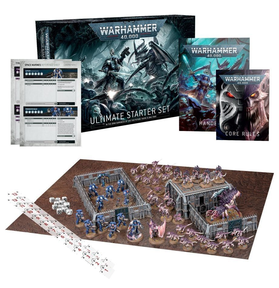 Набор миниатюр Warhammer 40000 Ultimate Starter Set (10 редакция) на  английском языке