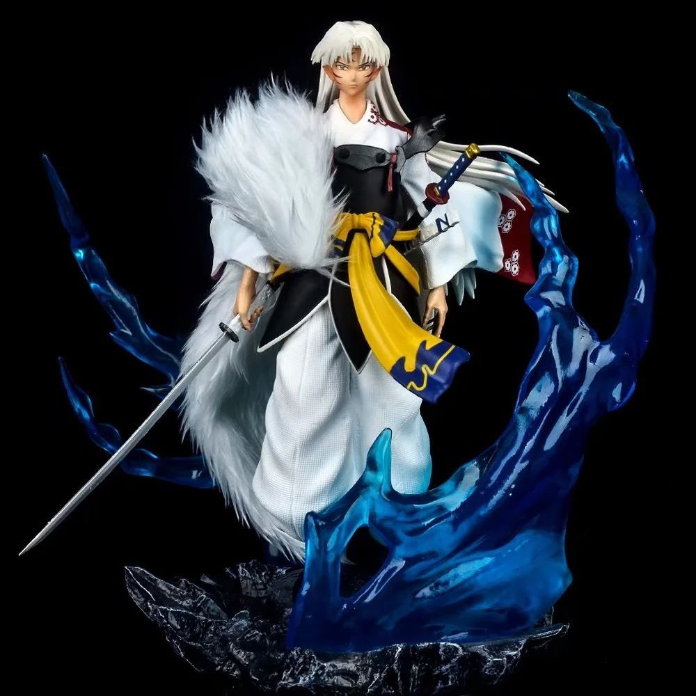 фигурка аниме (Anime Figure GK Statue Inuyasha Sesshoumaru) 31см-пакет no  box - купить с доставкой по выгодным ценам в интернет-магазине OZON  (1514818191)