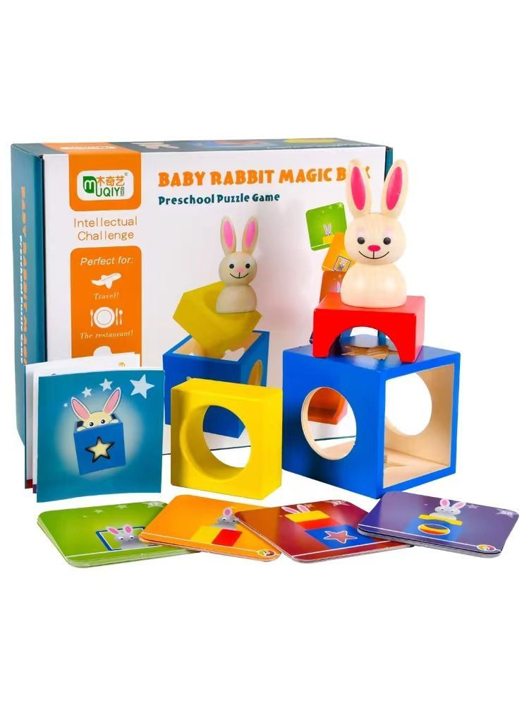 Логическая игра Bondibon деревянная головоломка Застенчивый Кролик ...