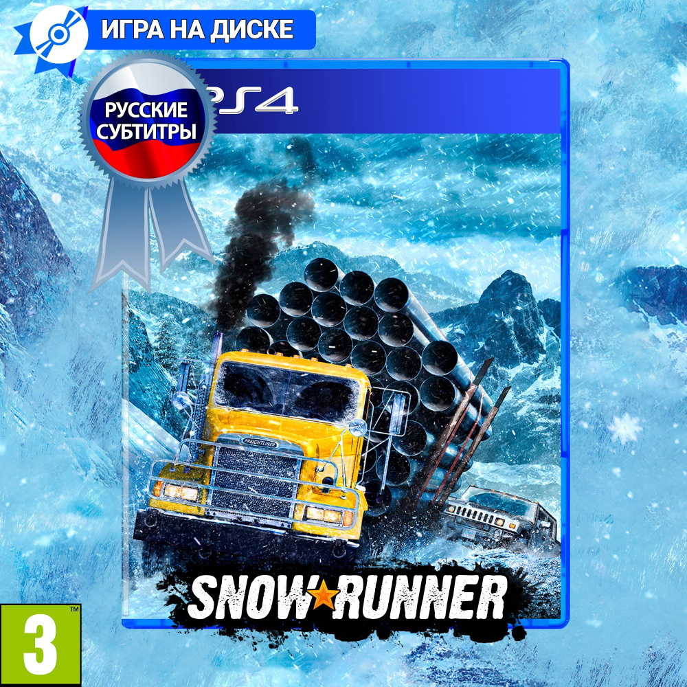 Игра SnowRunner для PlayStation 4 (PS4), Русские субтитры