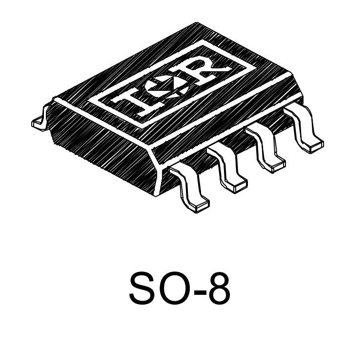 Запчасть для мобильного устройства AiTech Микросхема IRF7389 NP-Channel ...