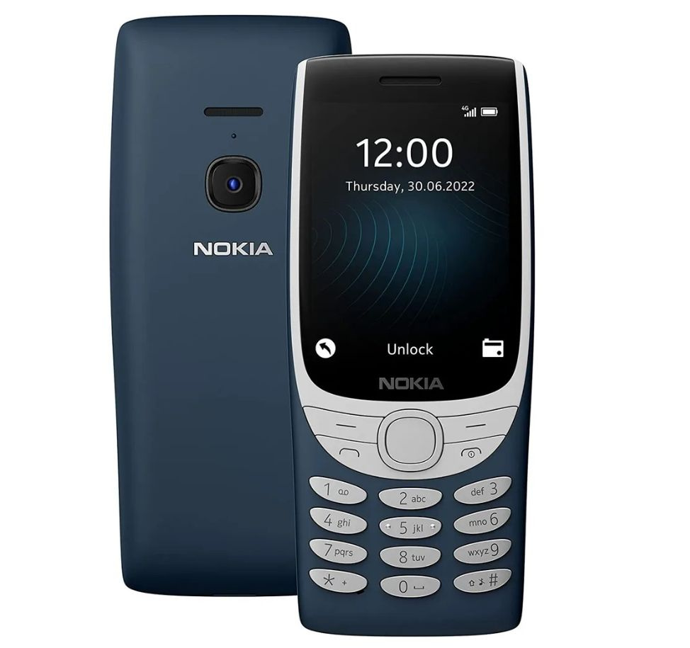 Мобильный телефон Nokia 8210 4G-DTYJ, темно-синий - купить по выгодной цене  в интернет-магазине OZON (1278624044)