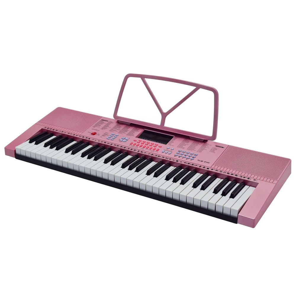 Синтезатор 61 клавиша Розовый #1