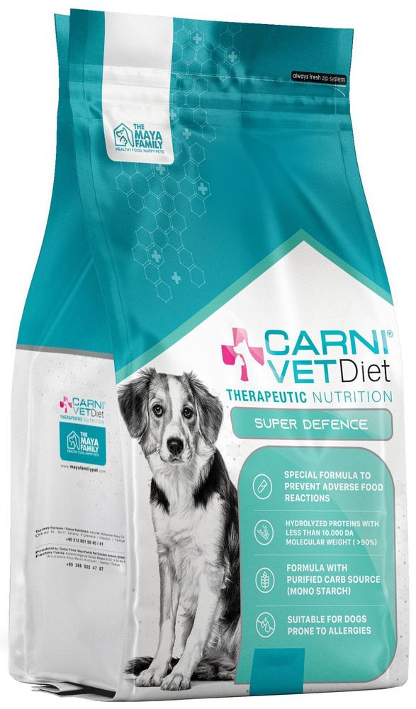 Корм Carni VetDiet Super Defense для собак, при пищевой непереносимости ...