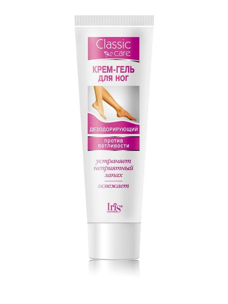 Iris Cosmetic Крем CLASSIC CARE для ног дезодорирующий против потливости, 100 мл  #1