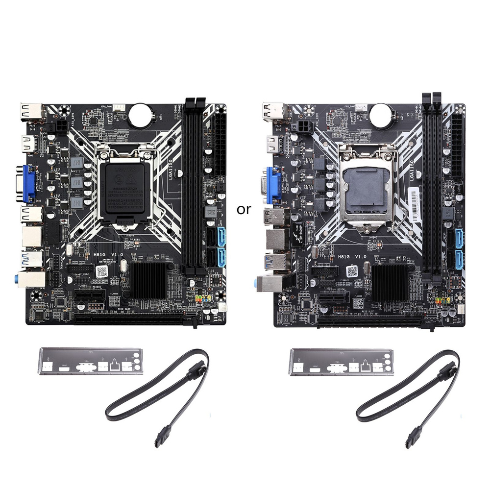 Материнская плата H81G LGA 1150 с двухканальной памятью DDR3 до 16 ГБ ...