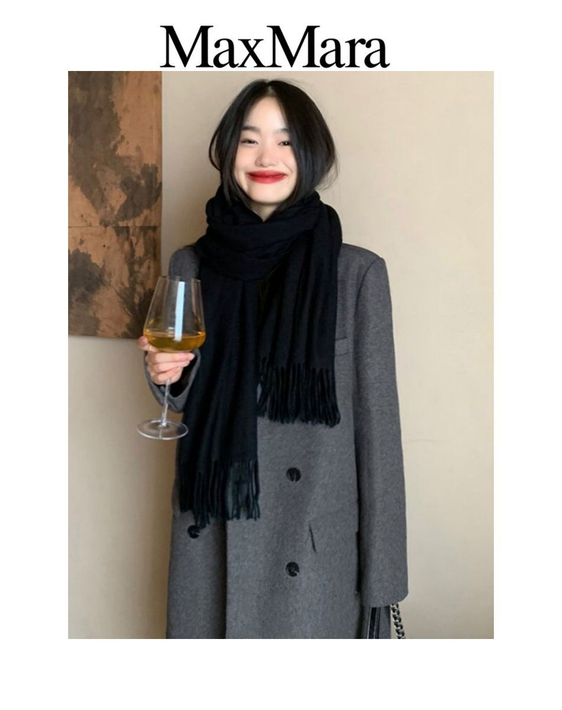 Пальто Max Mara, Зима, размер 46, цвет серый, Шерсть - купить по ...